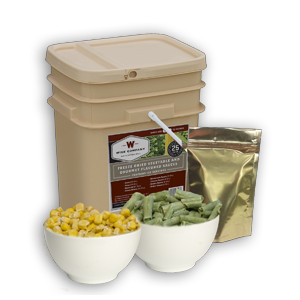 120 Serv. Freeze Dried Vegetable & Sauces