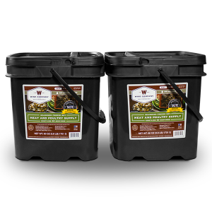 Freeze Dried Meat & Rice Bucket - 120 Servings of Wise Emergency Survival Food