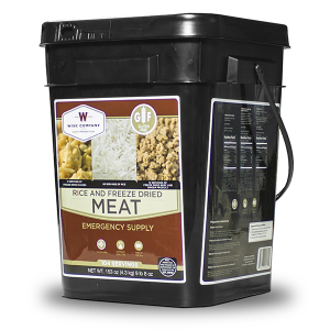 Gluten Free Freeze Dried Meat & Rice - 104 Servings of Wise Emergency Survival Food