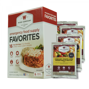 Wise Company Emergency Survival Freeze Dried Food Favorites Sample